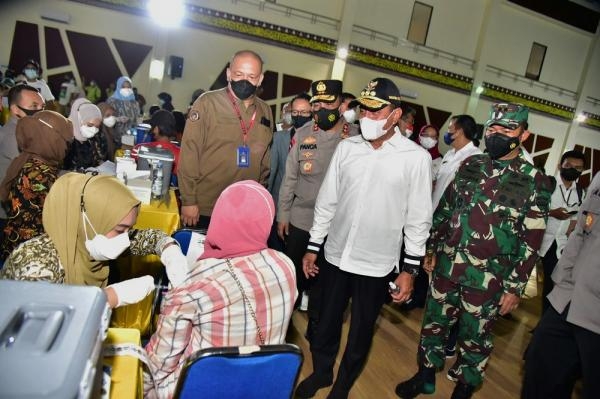 Galakkan Vaksinasi Massal, Gubernur Edy Rahmayadi Harapkan Mampu Percepat Laju Roda Perekonomian Sumut